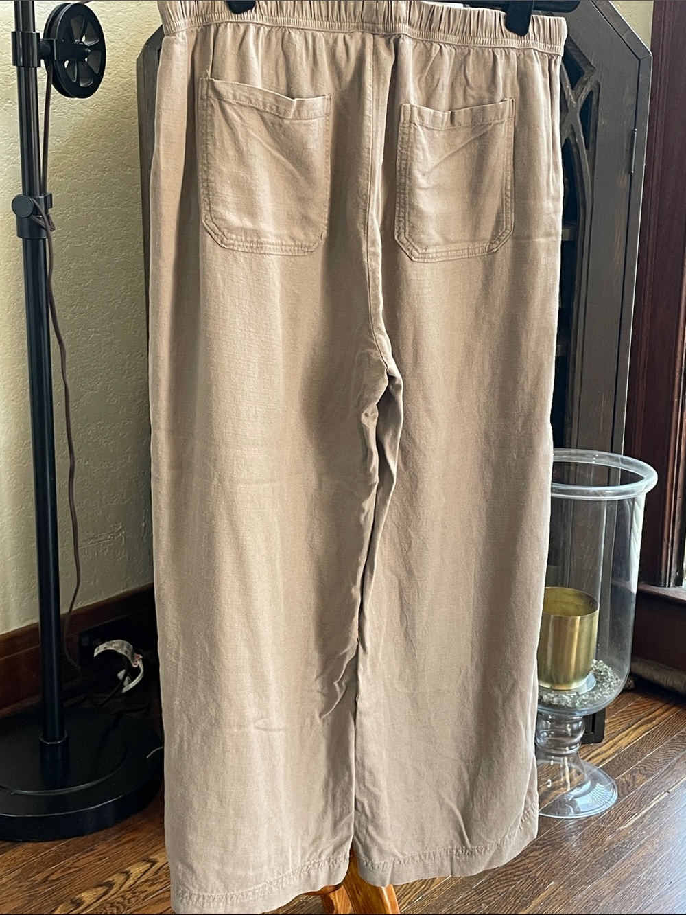 Splendid Cropped Wide-Leg Drawstring Pants - Picture 3 of 5